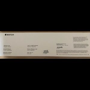 Graphite stainless steel Milanese loop band